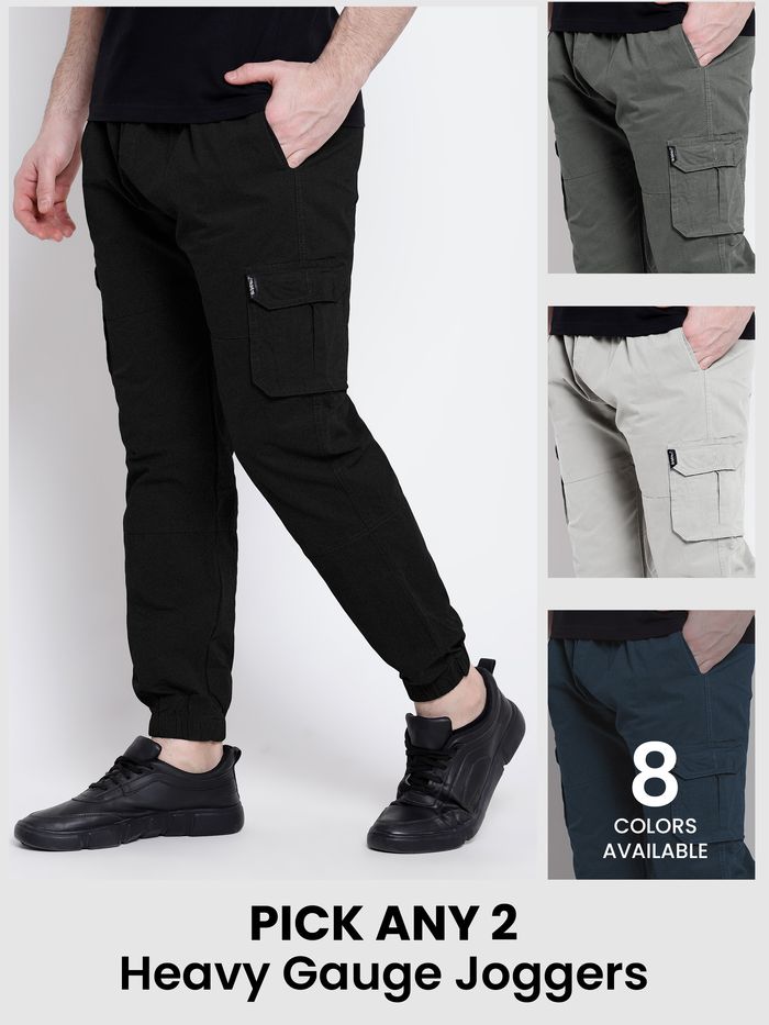 Pick Any 2 - Heavy Gauge Joggers Combo